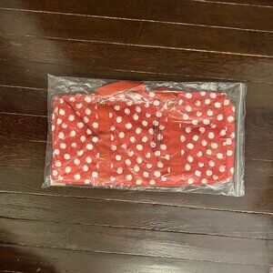 Thirty One large Utility Tote Swirl Dot New in Package